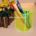 Hot Sale Plastic Pen Holder, Brush Pot,Acrylic Pen Holder